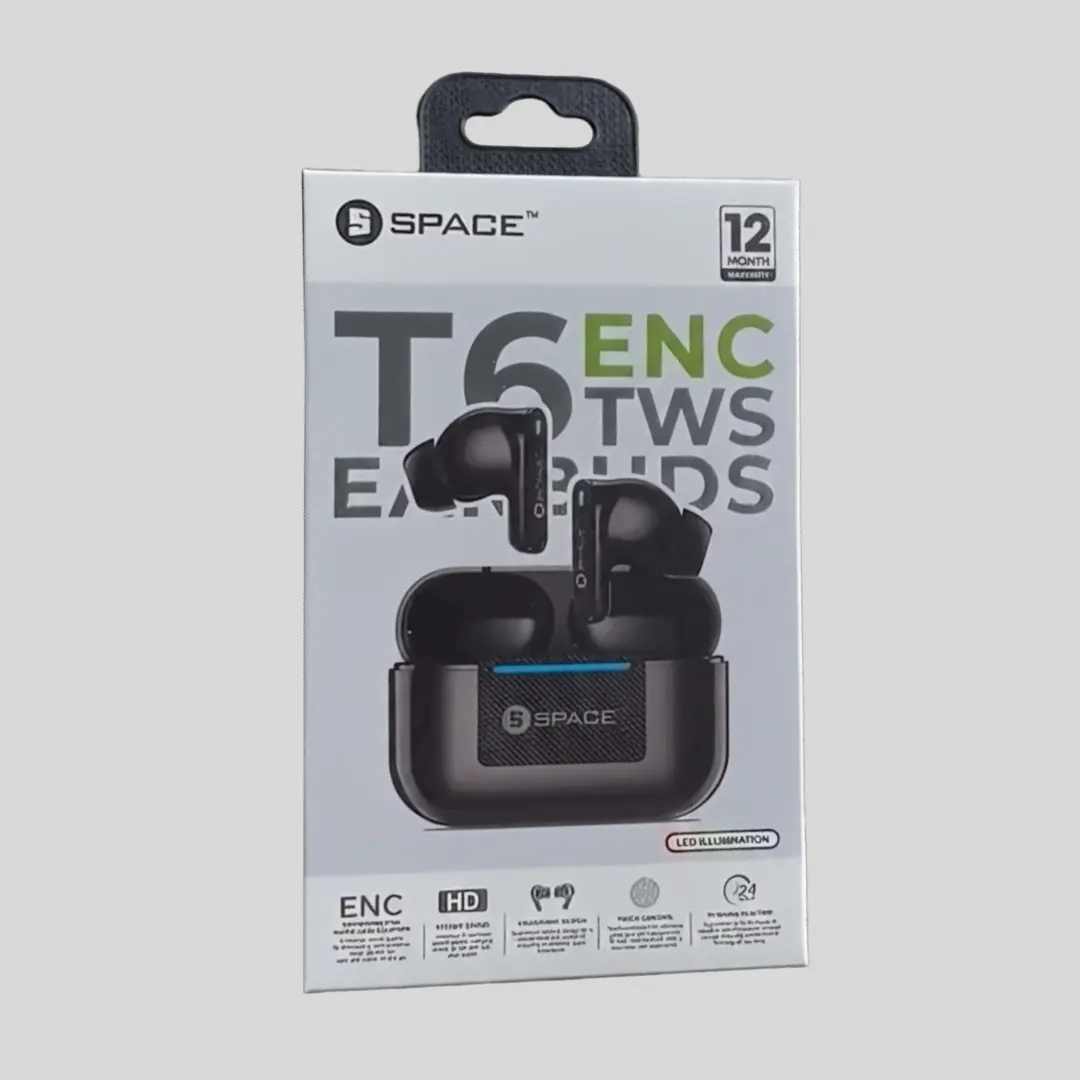 T6 ENC Wireless Earbuds