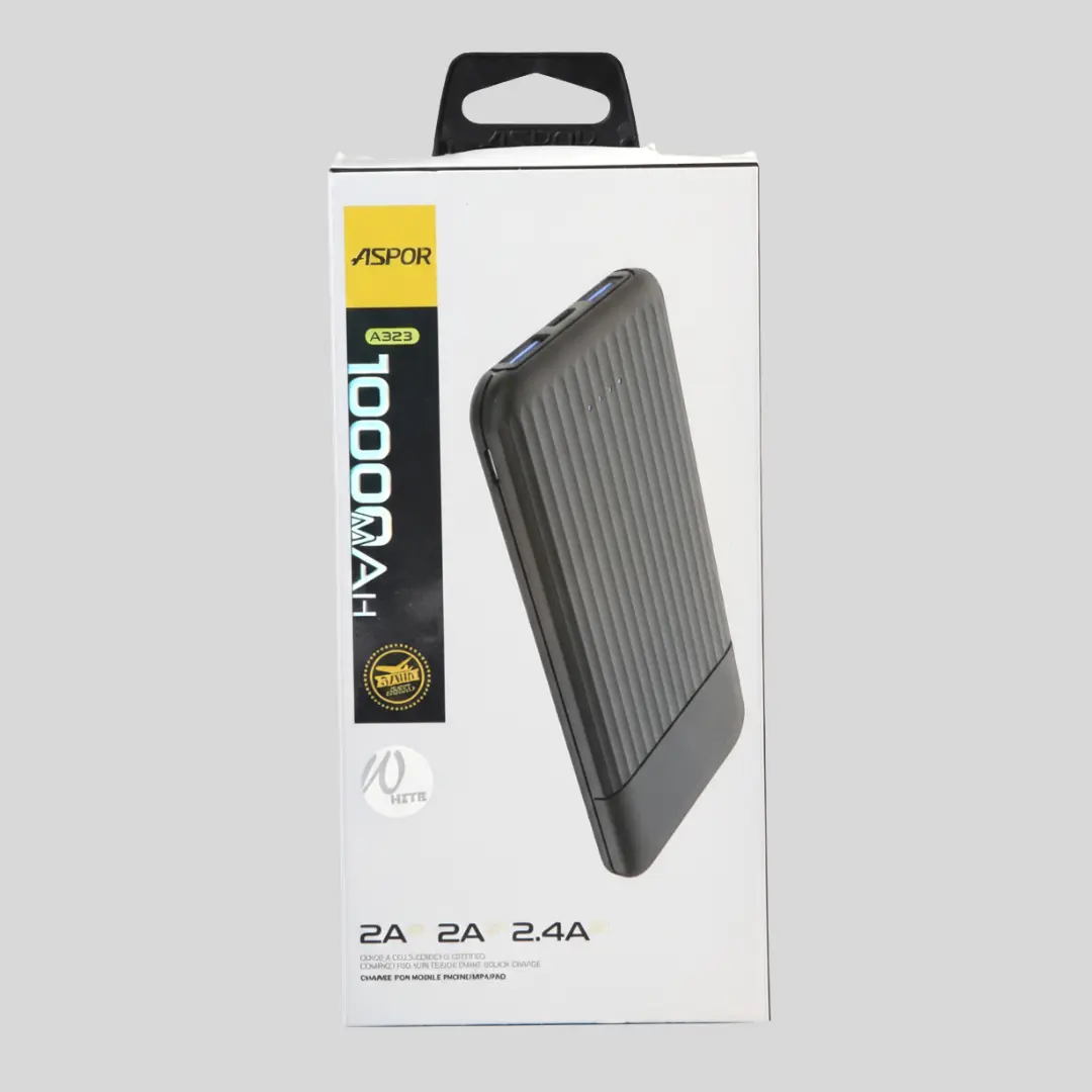 Aspor A323 Slim Power Bank 10000mAh