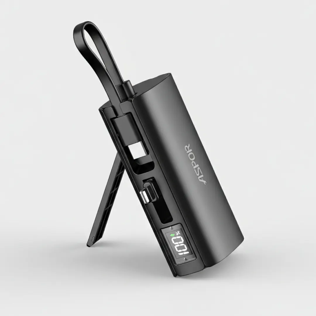 Aspor A351 Mini Power Bank 5000mAh 2in1 PD 20W