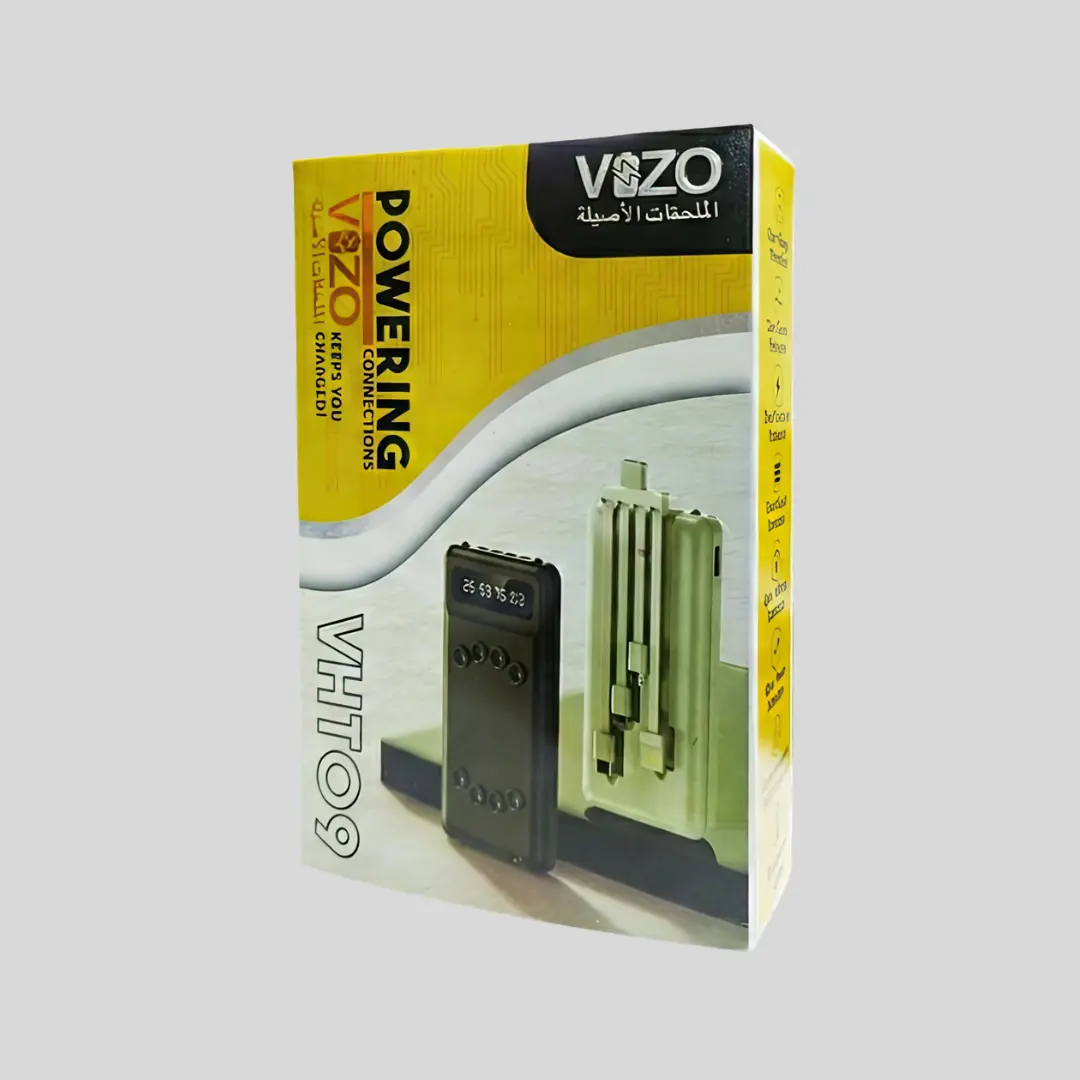 Vizo VHT-09 10000mAh Power Bank with Built-in Cables