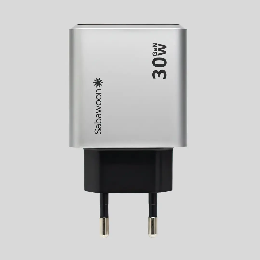 Sabawoon 30W PD Fast Charger | USB-C + USB-A Dual Port Charger