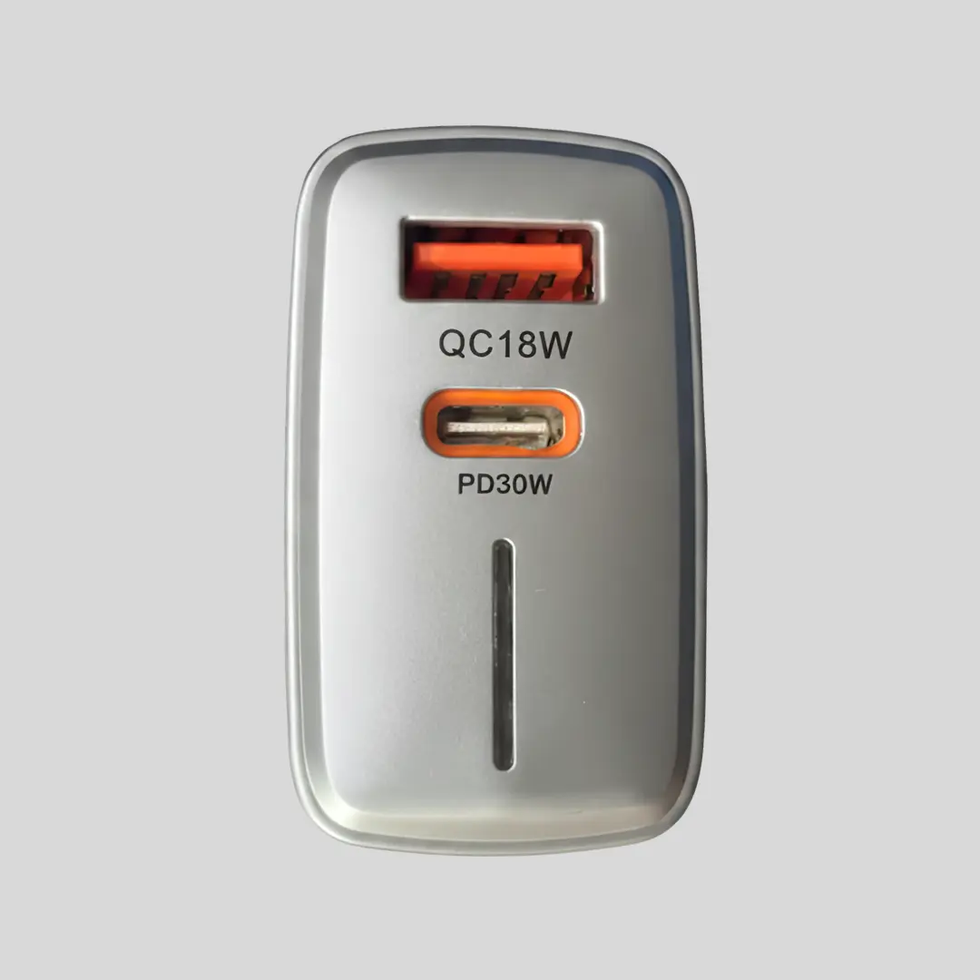 Sabawoon 30W PD Fast Charger | USB-C + USB-A Dual Port Charger