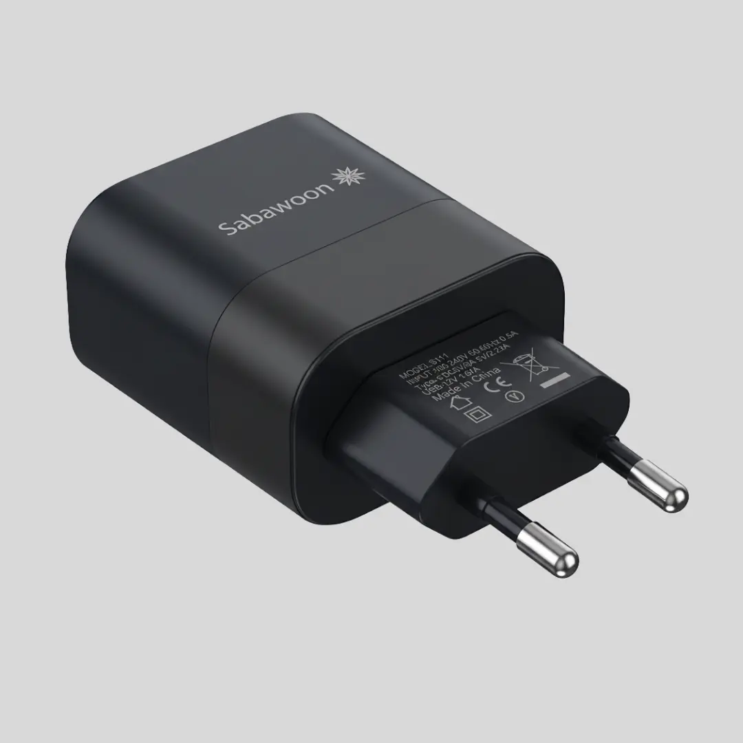Sabawoon S111 Dual Port 45W Fast Charger | USB-C PD Power Adapter