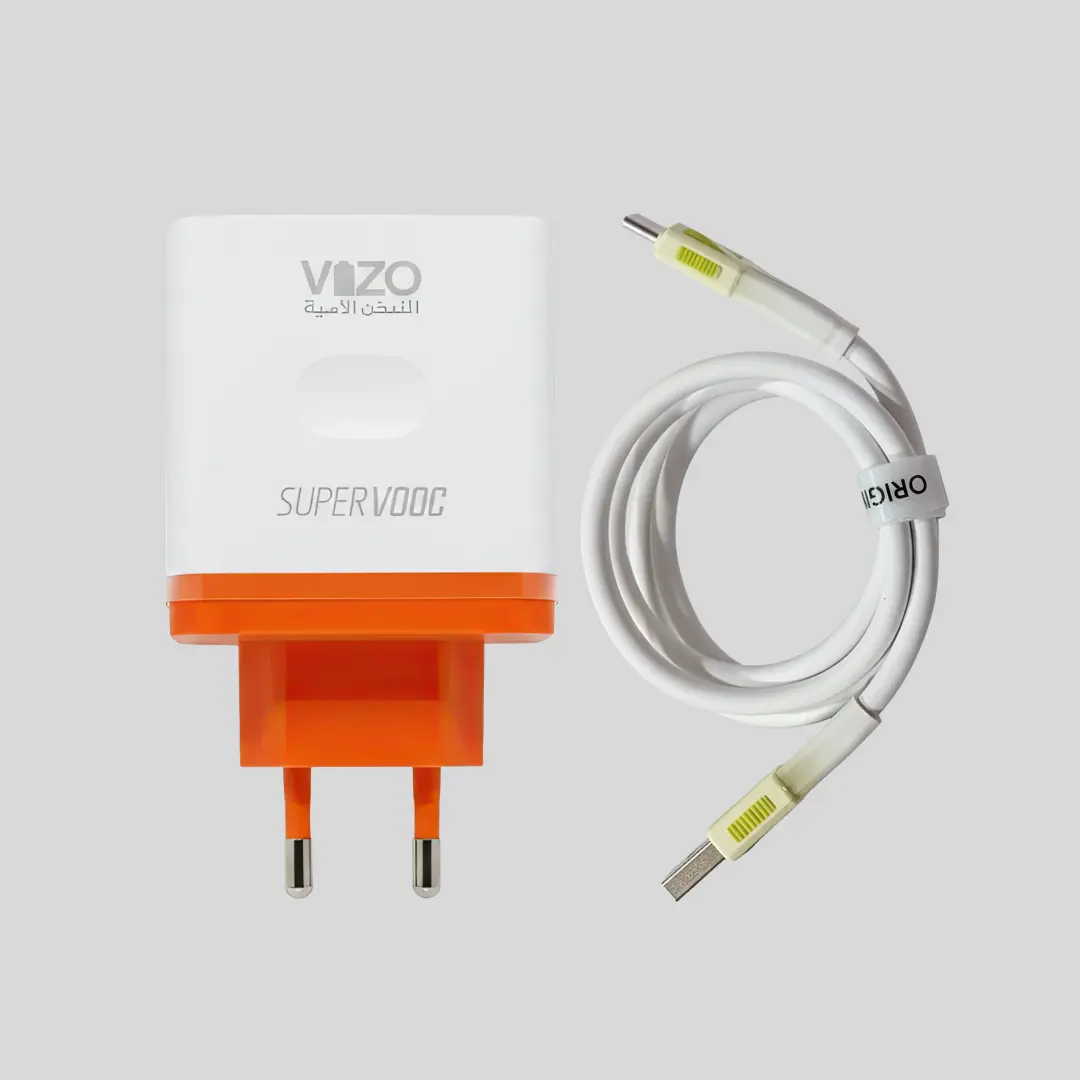 Vizo 80W Super Fast Charger OXY-80 with Type-C Cable