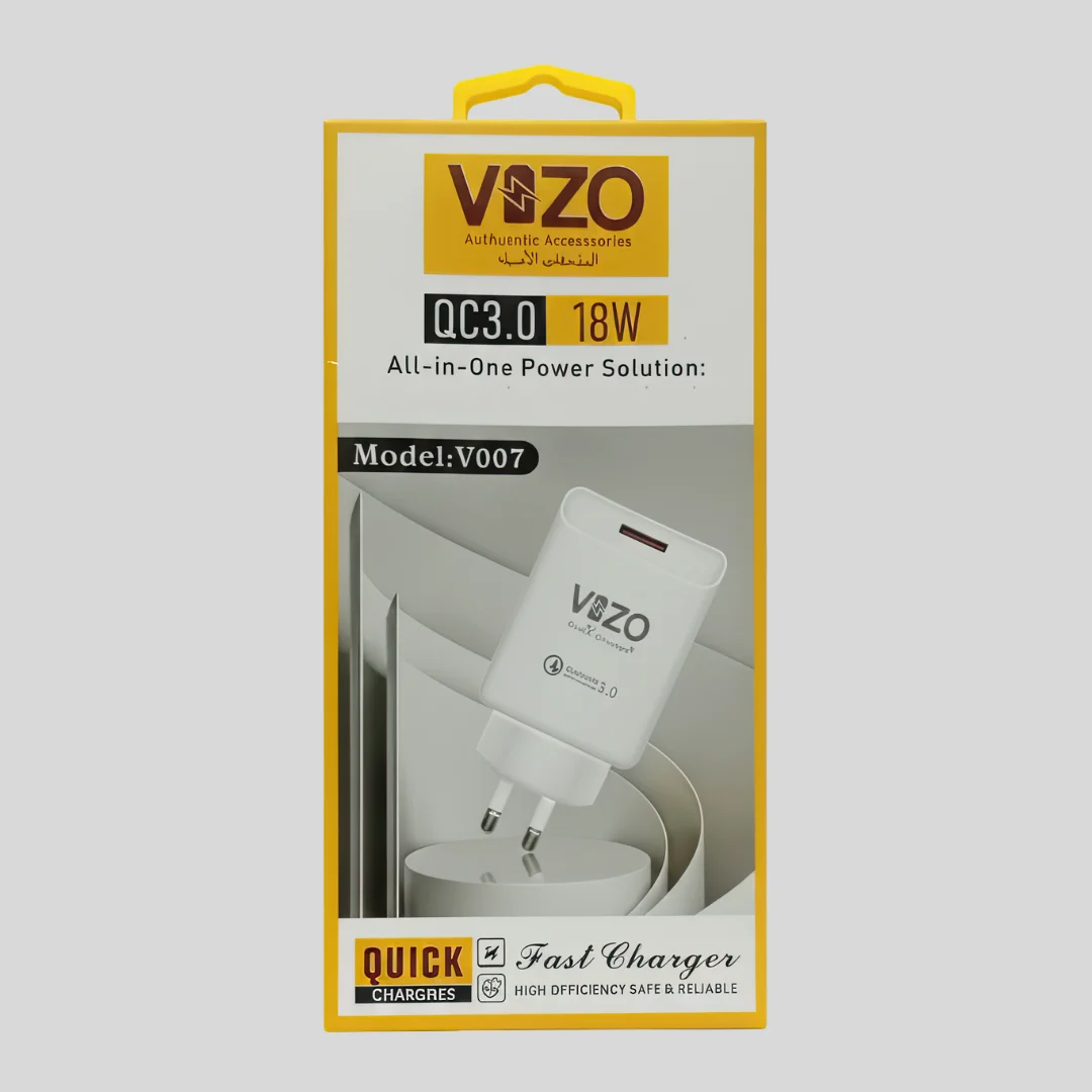 Vizo V007 Fast Charger 18W | Quick Charge 3.0