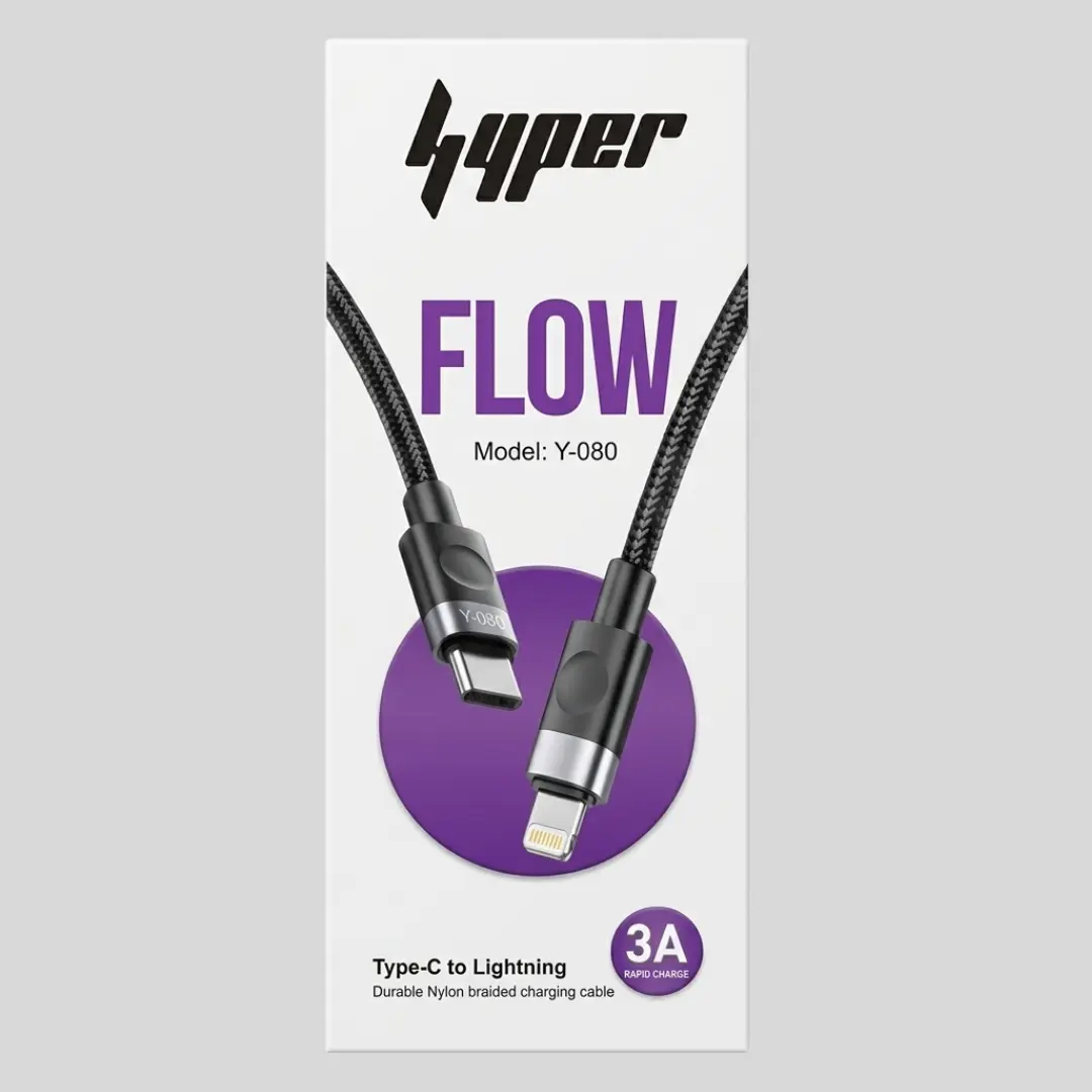 Yolo Flow Type-C to Lightning Fast Charging Cable (Y-080)