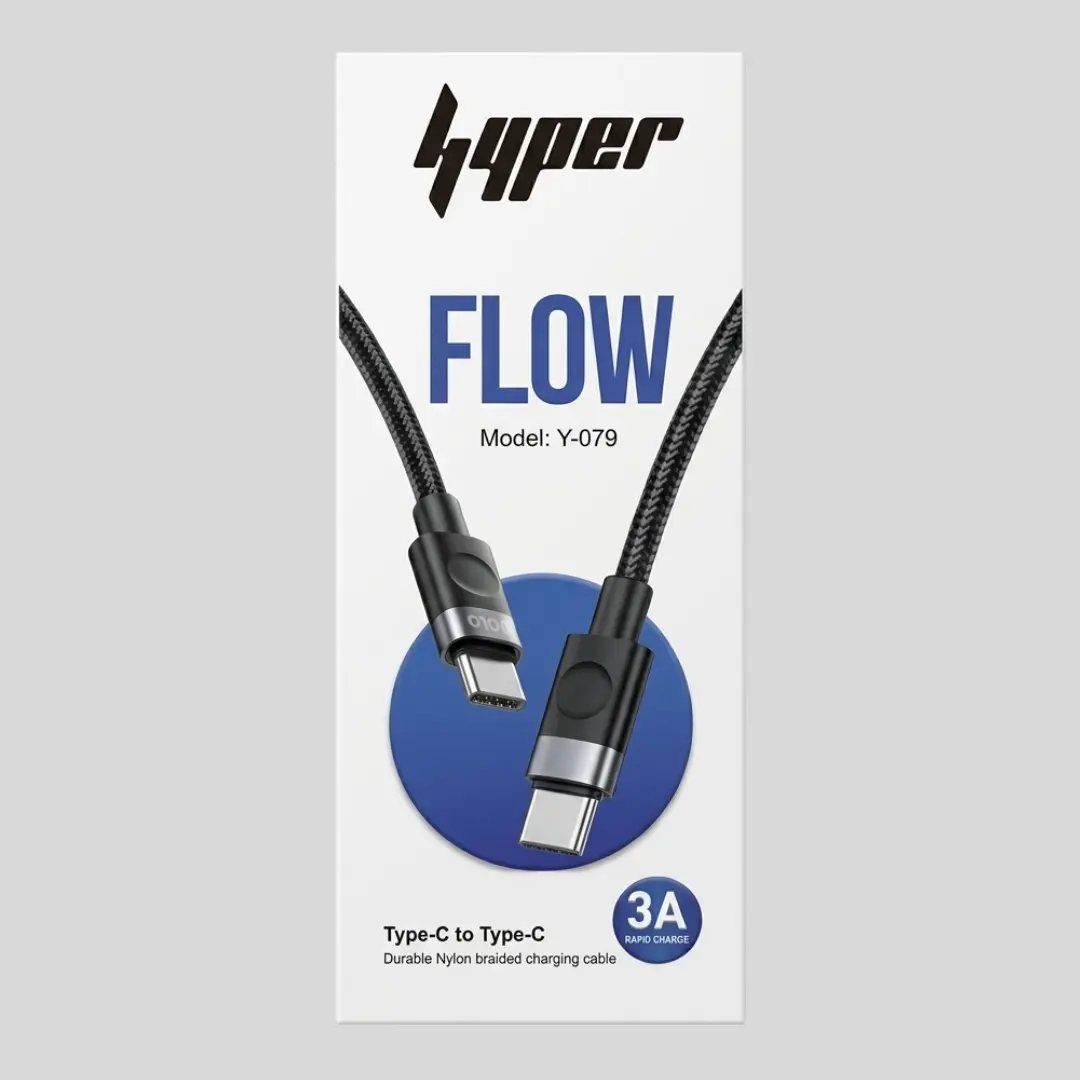 Yolo Flow 60W Type-C to C Fast Charging Cable (Y-079)