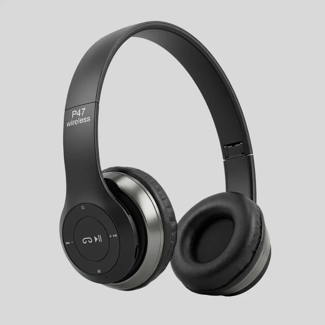 P47 Wireless Bluetooth On-Ear Headphone with Mic