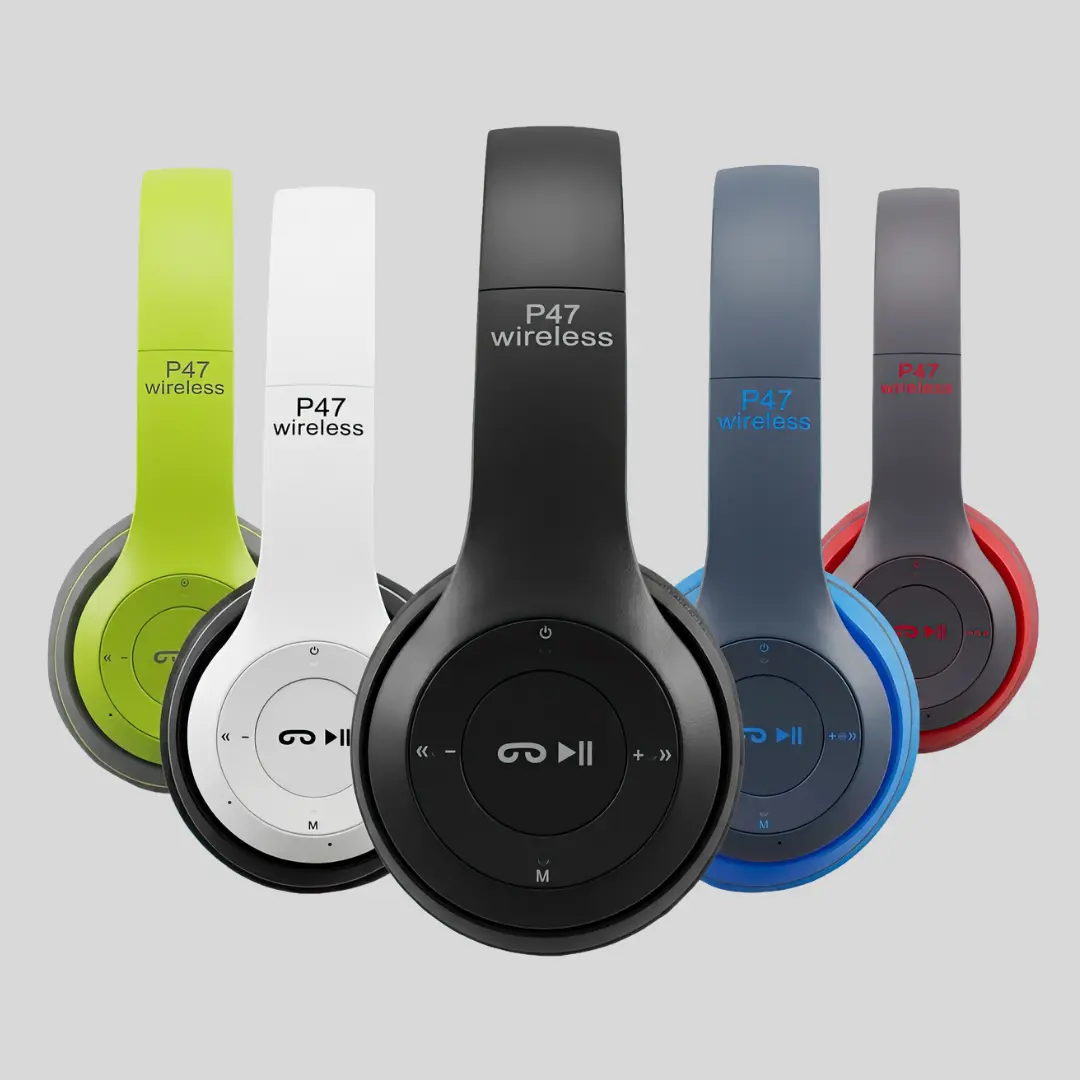 P47 Wireless Bluetooth On-Ear Headphone with Mic