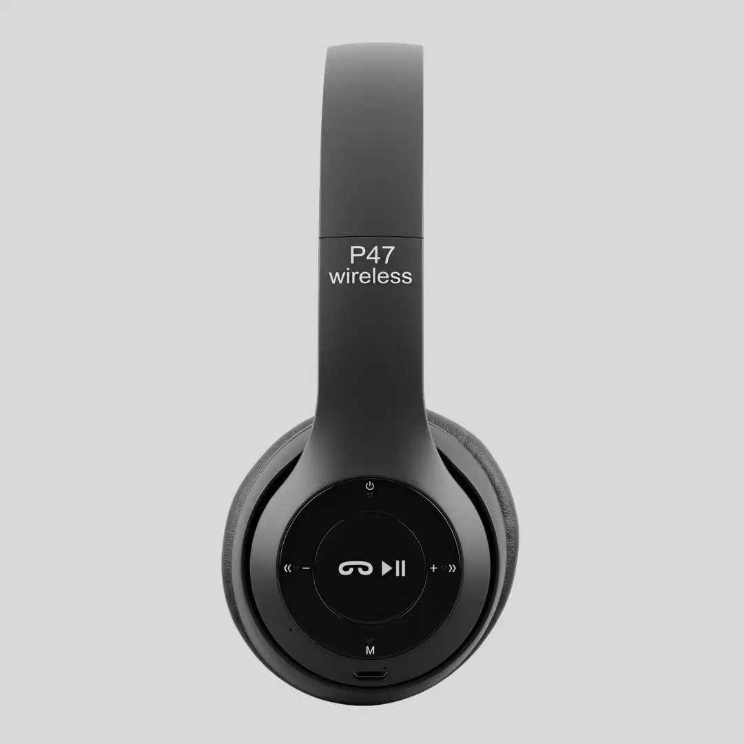 P47 Wireless Bluetooth On-Ear Headphone with Mic