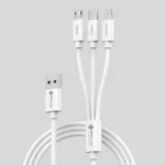 SOVO 3-in-1 Fast Charging Cable – Type-C Lightning & Micro USB (SC-301)