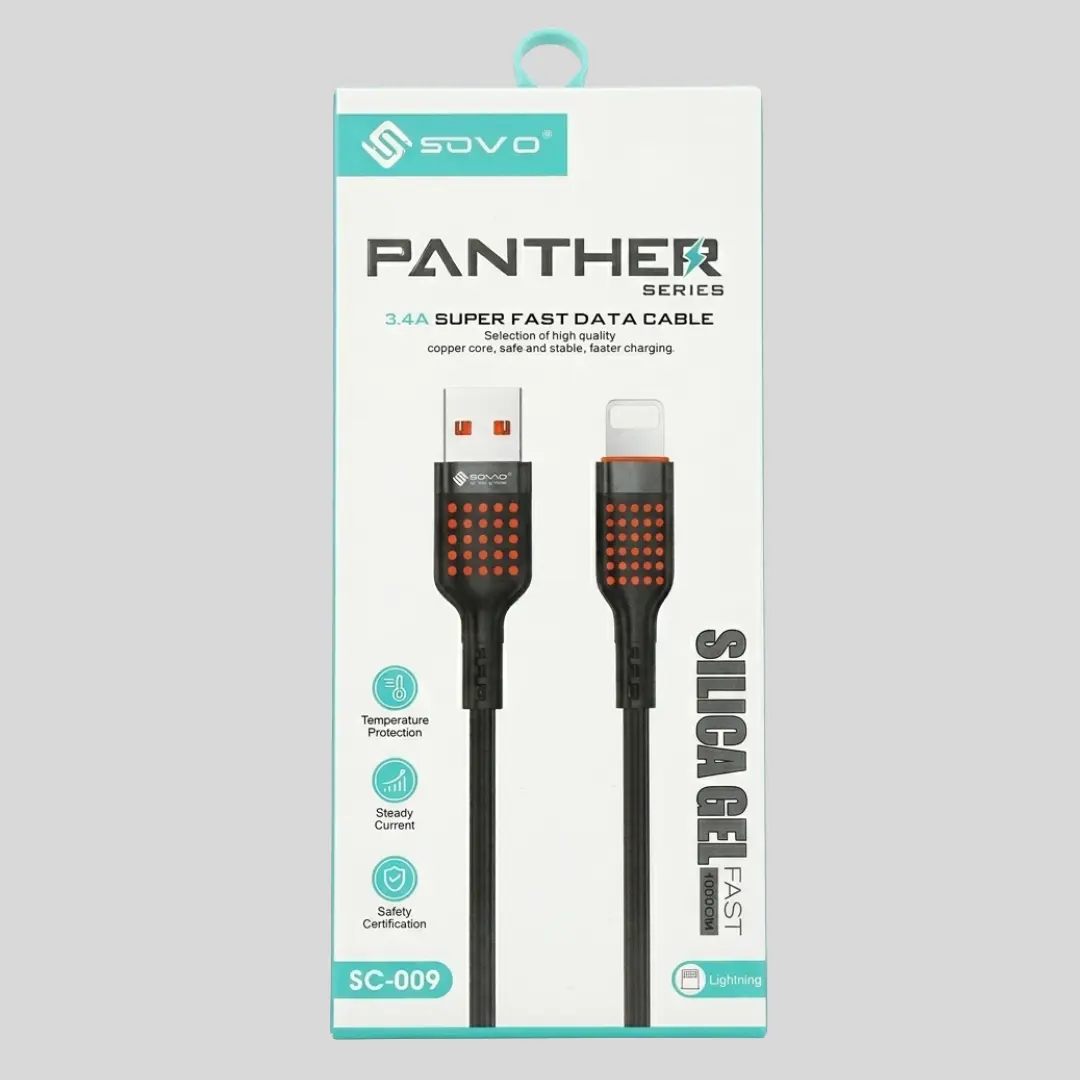 SOVO  Super Fast Charging USB to Lighting cable ( SC-009)