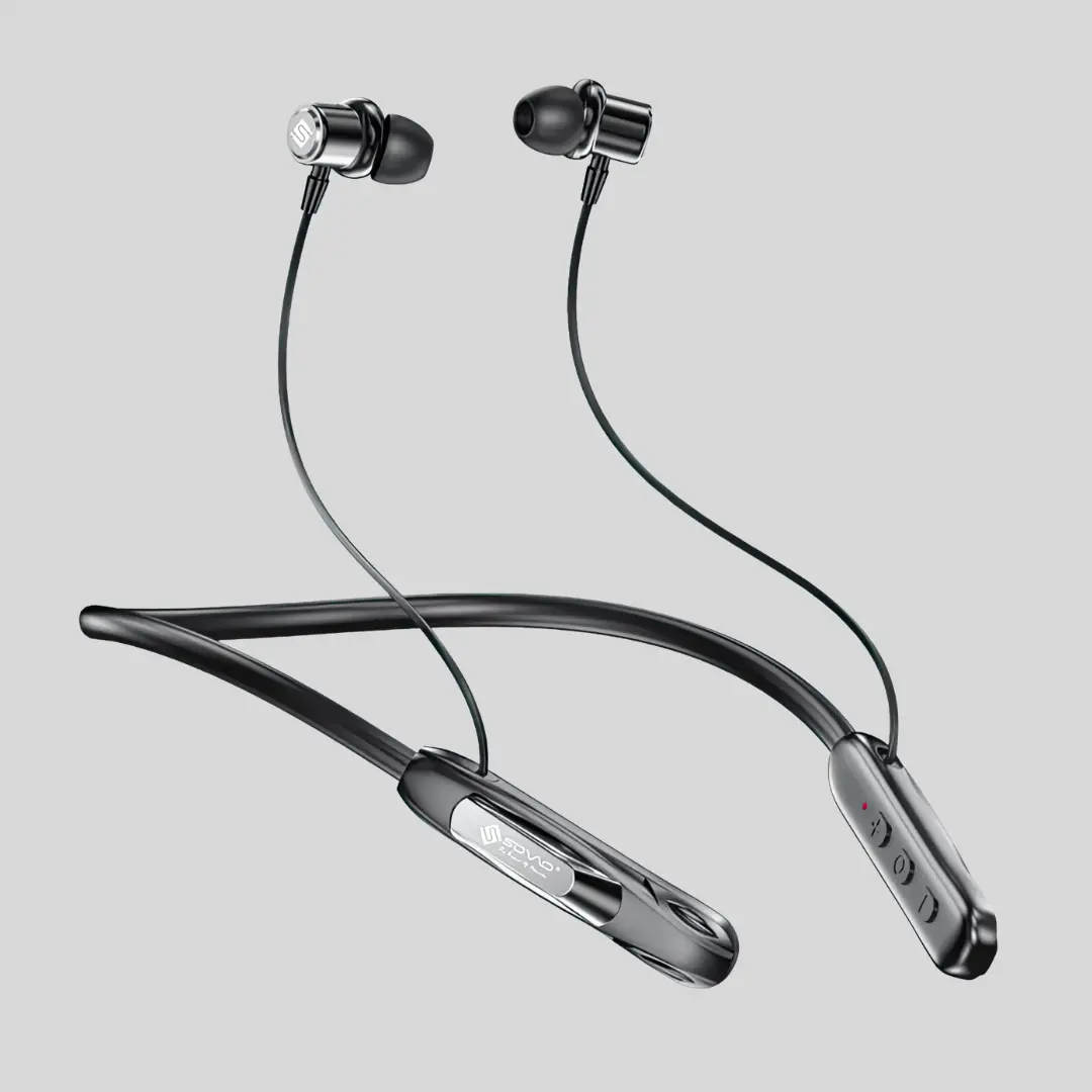 SOVO Magnetic Touch Wireless Bluetooth Neckband – HD Sound | 60H Battery (SNB-425)