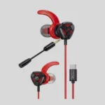 Fontec Arena Type-C Gaming Handsfree with Detachable Mic – HiFi Stereo Surround Wired Earphones