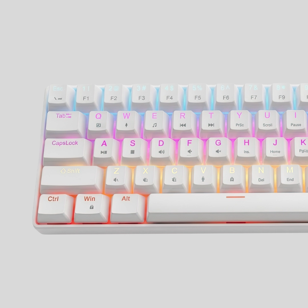 G61 Compact 60% RGB Backlight 61 Keys Wireless Mechanical Gaming Keyboard