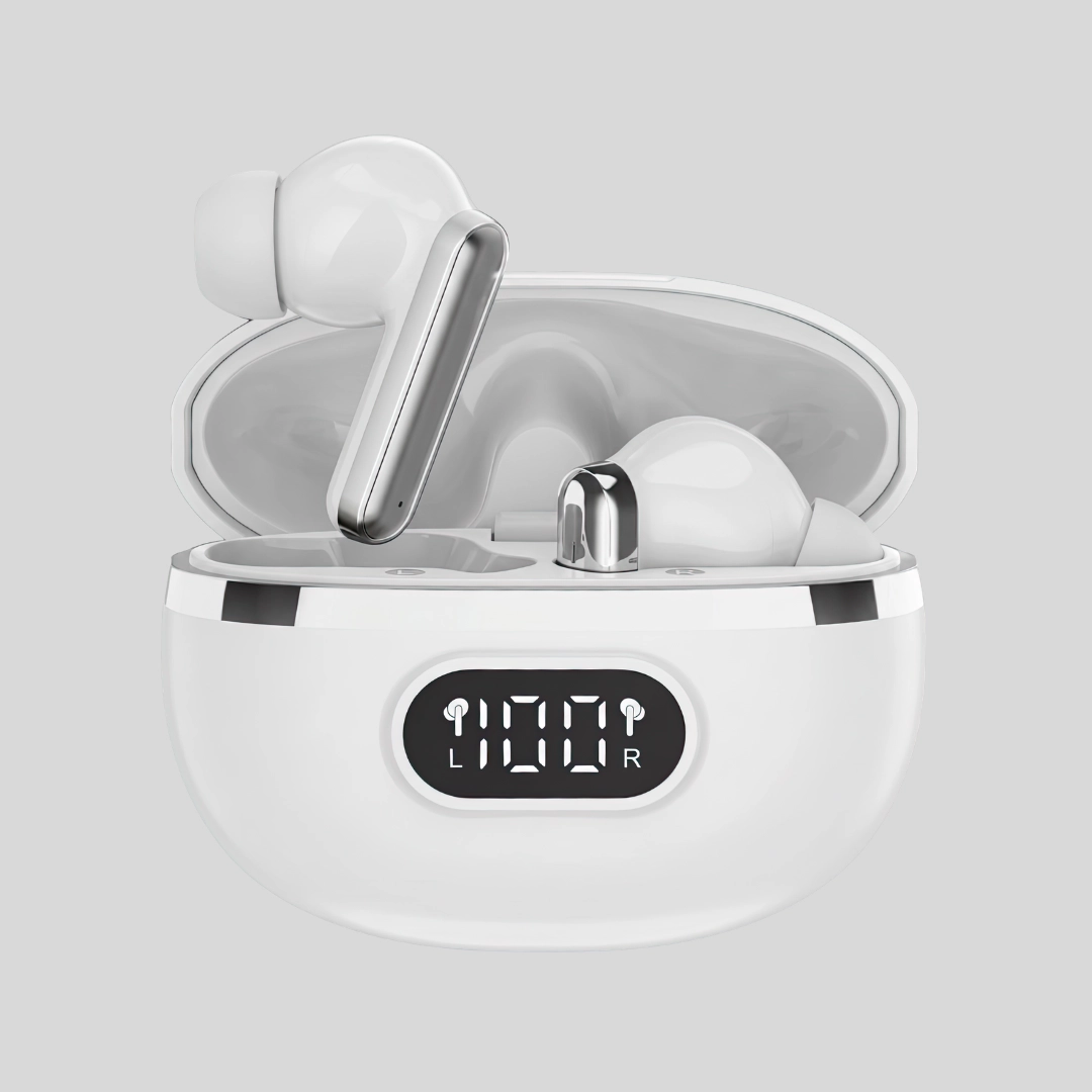 Sabawoon S132 Wireless Earbuds with Smart Digital Display